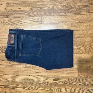 Lands' End Blue Straight Jeans Classic Style